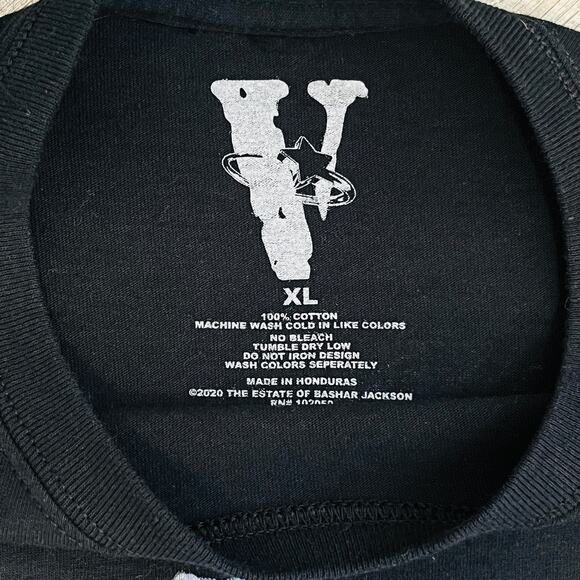 Vlone X Pop Smoke The Woo Crewneck T-Shirt Mens XL - Picture 2 of 3